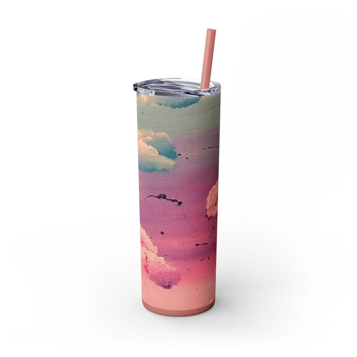 Cloud Study Painting| Skinny Tumbler with Straw| 20oz
