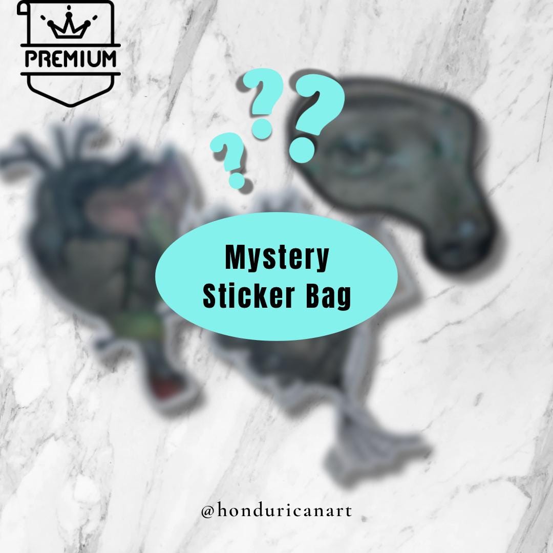 Premium Mystery Sticker Bag | 3 Holographic Stickers