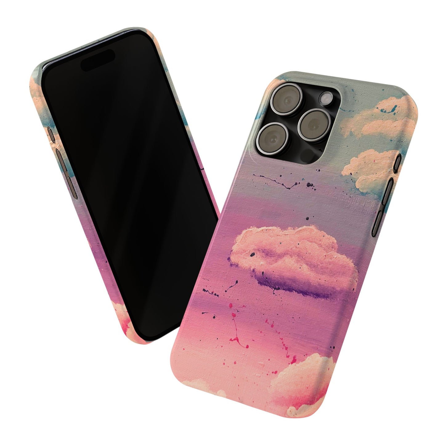 Cloud Painting Study Slim iPhone Case