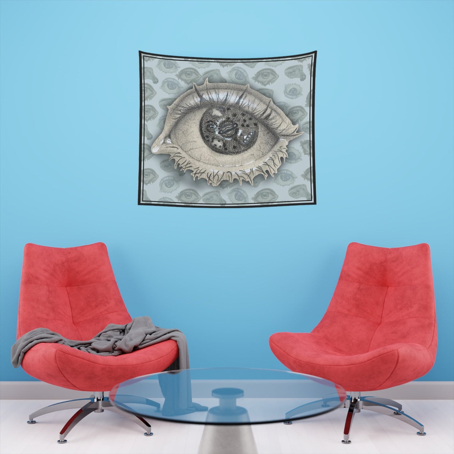 Eye Study Wall Tapestry | Wall Art | Eyeballs | Wall Decor