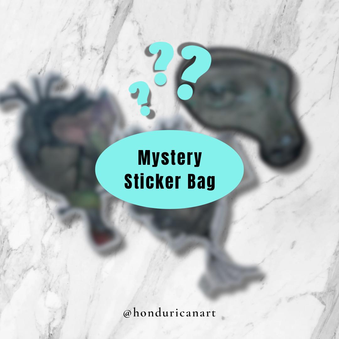 Mystery Sticker Bag | 3 Vinyl stickers
