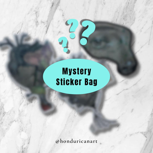 Mystery Sticker Bag | 3 Vinyl stickers