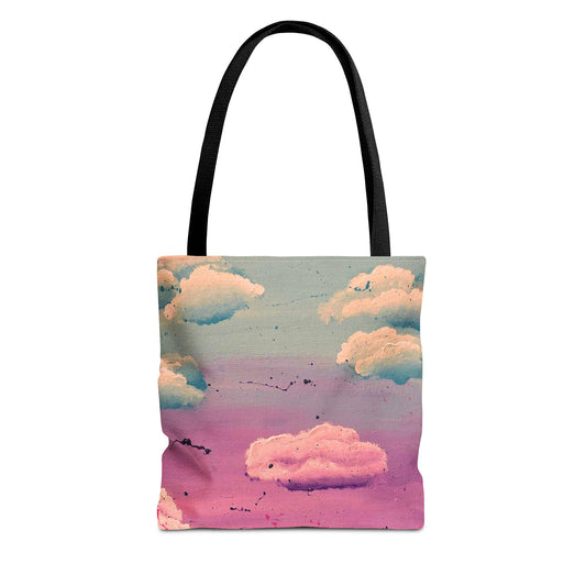 Dreamy Clouds Tote Bag | Pastel Art Carryall | Eco-Friendly Shopping Bag | Cute Beach Bag | Gift for Cloud Lovers
