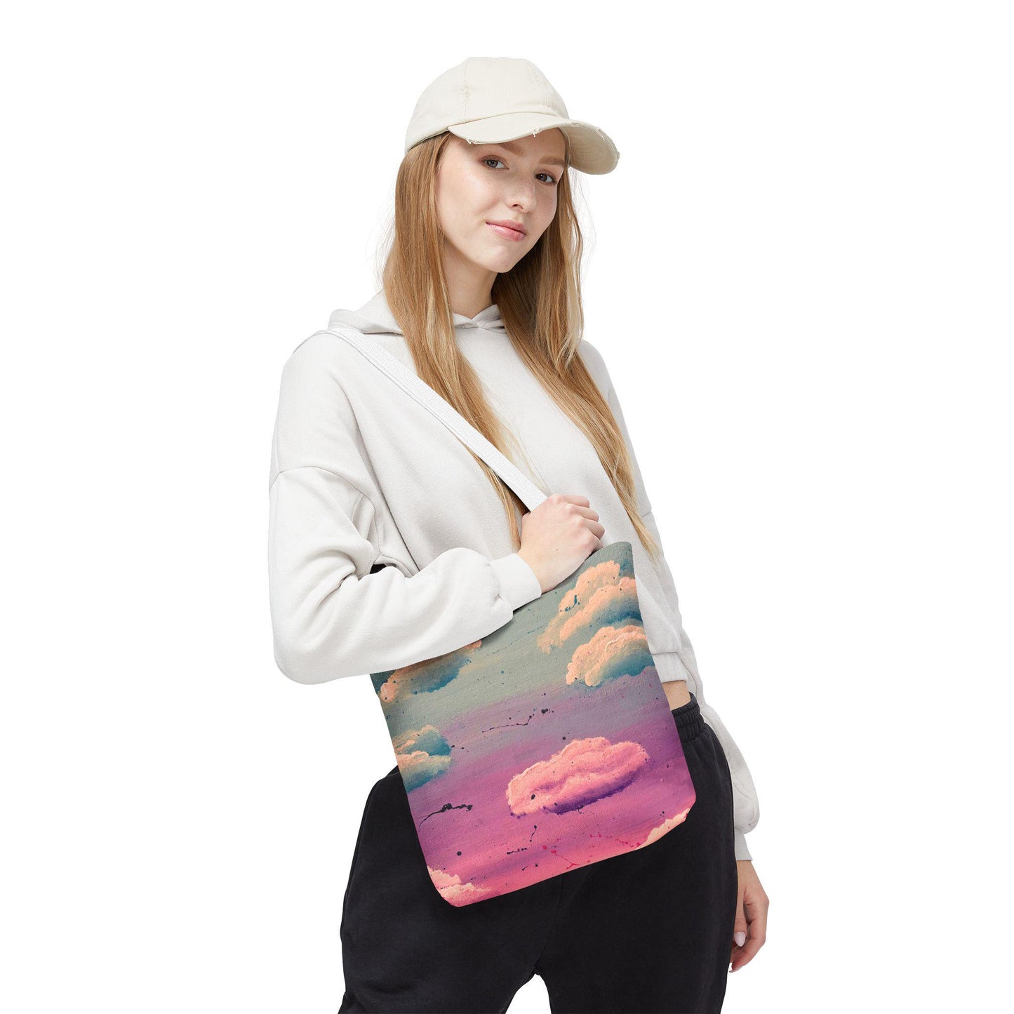 Dreamy Clouds Tote Bag | Pastel Art Carryall | Eco-Friendly Shopping Bag | Cute Beach Bag | Gift for Cloud Lovers