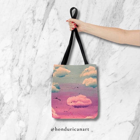 Dreamy Clouds Tote Bag | Pastel Art Carryall | Eco-Friendly Shopping Bag | Cute Beach Bag | Gift for Cloud Lovers