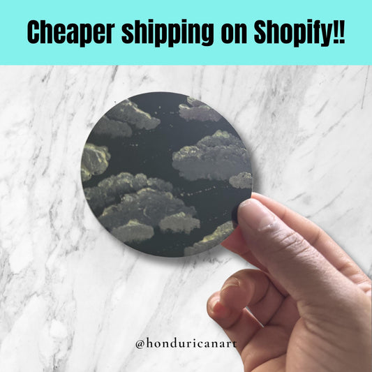 Dark Cloud Study Sticker
